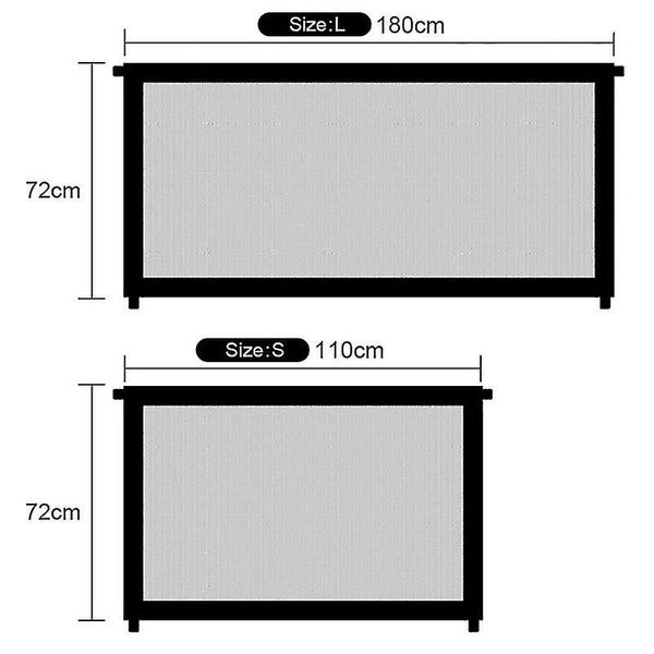 Magic Door For Dogs, Portable Folding Staircase Safety Guard Isolation Net Carousel 2