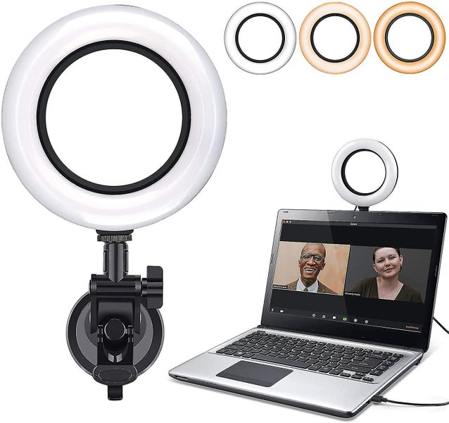Video Conference Lighting Kit,computer/laptop Moniter Led Video Light Dimmable 6 Carousel 1
