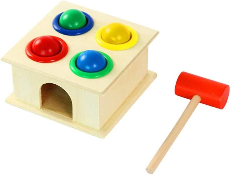 Wooden Hamster Hammer Game Percussion Toy Carousel 1