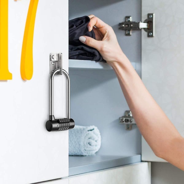 Long Padlock Combination Lock 5 digit Combination Lock Carousel 3