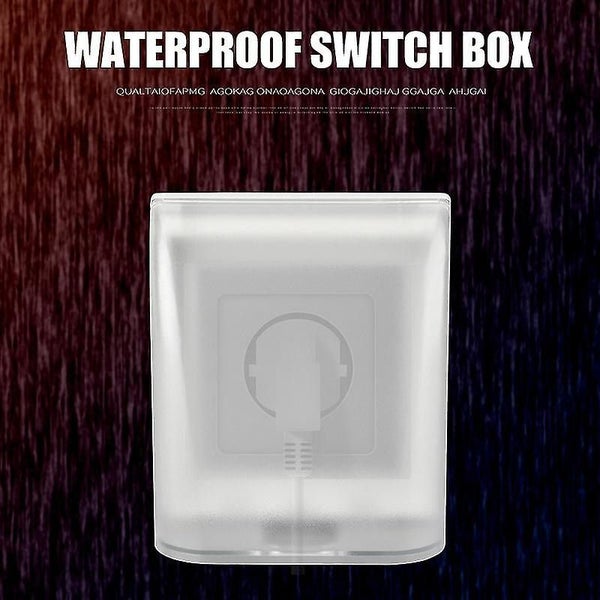 Universal 86 Type Wall Socket Waterproof Box Plate Panel Switch Protection Cover Carousel 3
