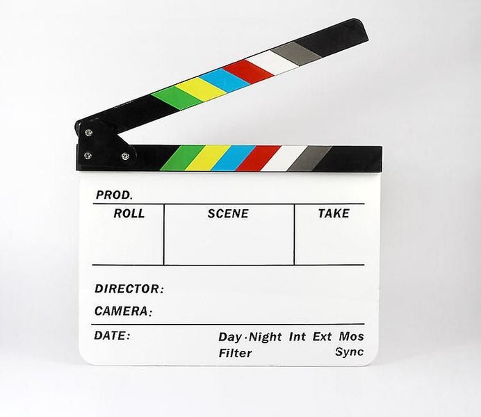 Video/photographic Props, Acrylic Board, Director's Clapper Carousel 1