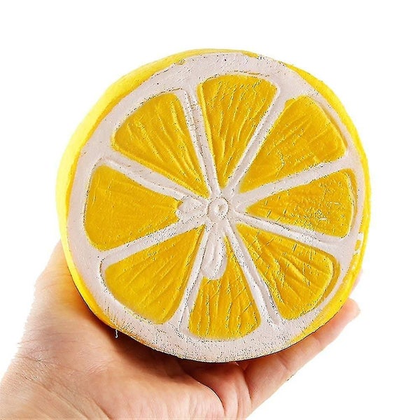 Squishy Half Fresh Lemon Slow Rising Key Chains Stress Fruit Ballchain Charm Toy Carousel 1