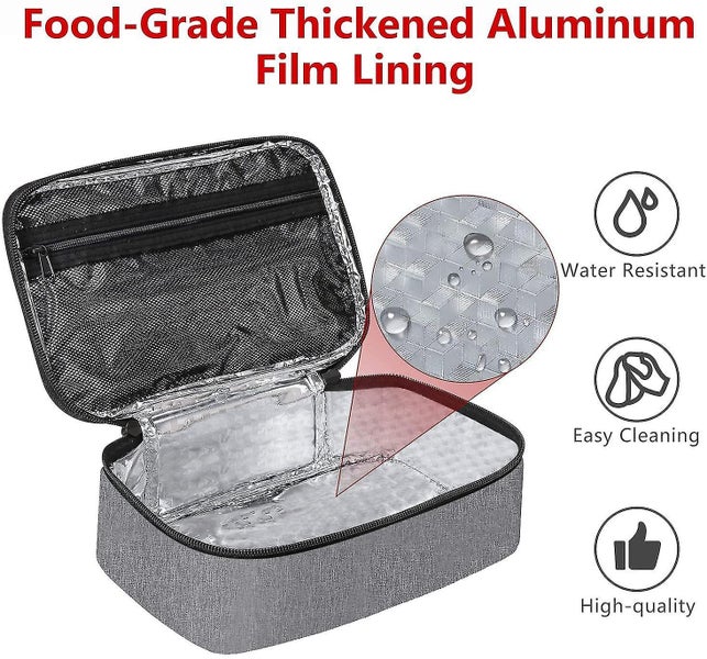 Small Lunch Bag Mini Lunch Box Insulated Lunch Bag For Men Women Petty Lunch Box Carousel 3