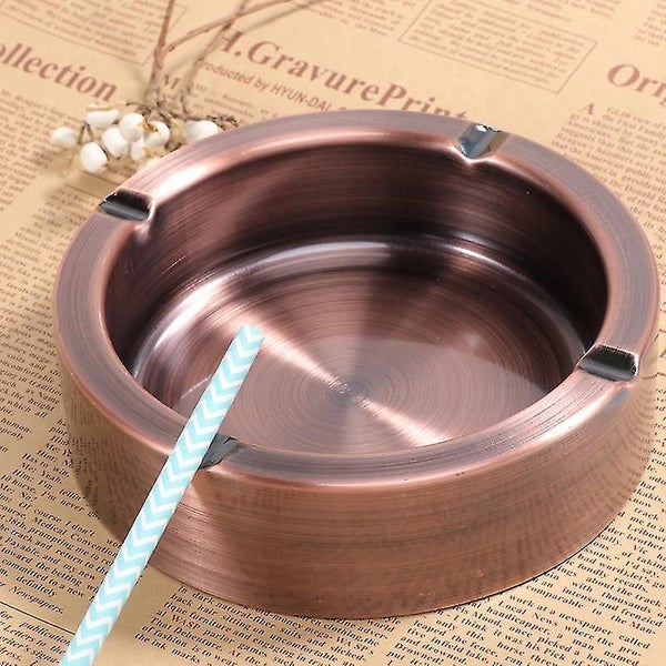 Stainless Steel Ashtray Creative Thickened Anti-fall Ashtray Cigarette Smoking A Carousel 2