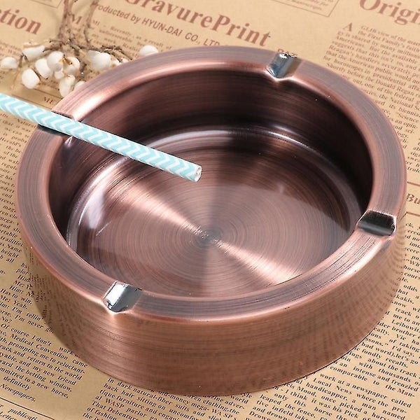 Stainless Steel Ashtray Creative Thickened Anti-fall Ashtray Cigarette Smoking A Carousel 3