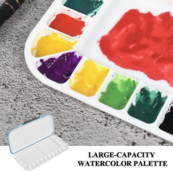 Watercolor Paint Palette, Portable Watercolor Collapsible Palette Carousel 3