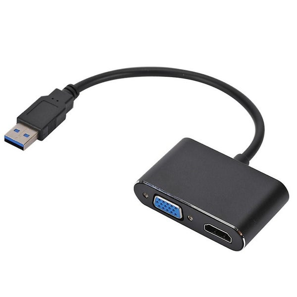 Usb3.0 To Hdmi Vga 3.5 Audio Converter Hd Free Drive Support Win7 8 10 Mac Carousel 1