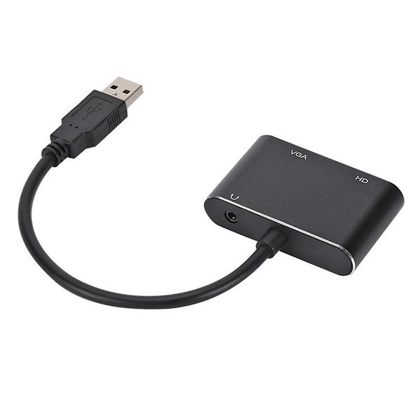 Usb3.0 To Hdmi Vga 3.5 Audio Converter Hd Free Drive Support Win7 8 10 Mac Carousel 2