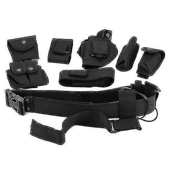 Tactical Police Security Guard Equipment Duty Utility Kit Belt With Pouches Syst Carousel 2