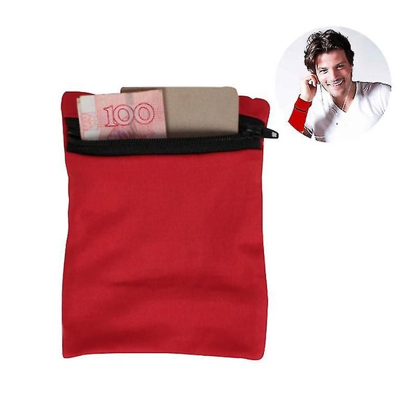 Outdoor Travel Fit Wrist Wallet With Zippered Pocket For Cash, Cards, Anti-theft Carousel 1