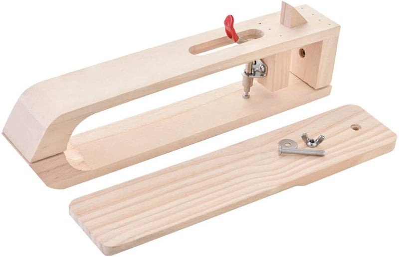 Wood Leather Craft Hand Stitching Leather Craft Lacing Sewing Clamp Stitching Po Carousel 2