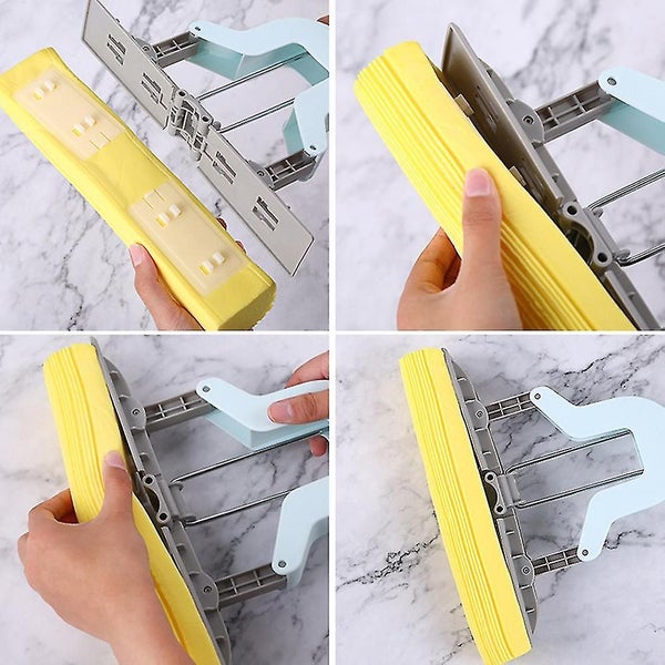 Pva Sponge Rubber Cotton Mop Head Replacement Folding Sponge Mop Head Home Floor Carousel 2