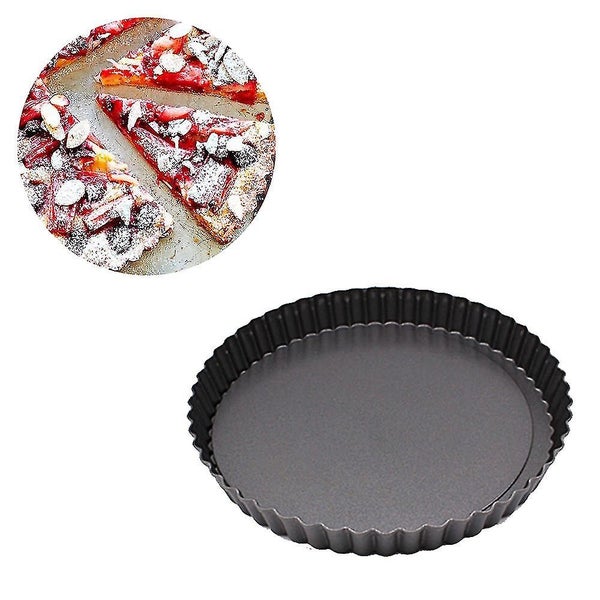 Mini Non-stick Tart Pans Round Quiche Pans With Removable Loose Bottom Cheesecak Carousel 2