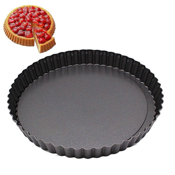 Mini Non-stick Tart Pans Round Quiche Pans With Removable Loose Bottom Cheesecak Carousel 3
