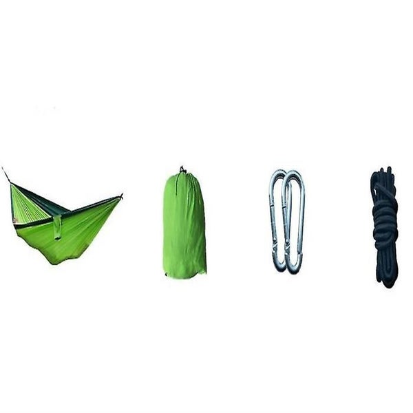 Soft Cotton Camping Hammock For Outdoor Travel (solid Grey 270 * 140cm * 1pcs) Carousel 2