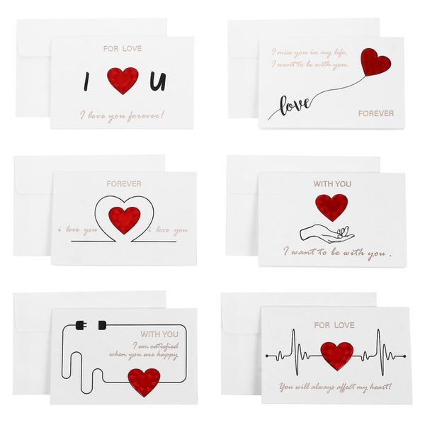Valentines Day Supplies Thanks Gifts Cards Love Greeting Cards Thank You Cards Carousel 1
