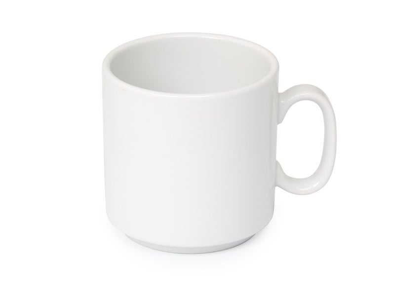 330ml Coffee Mug, Stackable - White - Royal Porcelain Carousel 1
