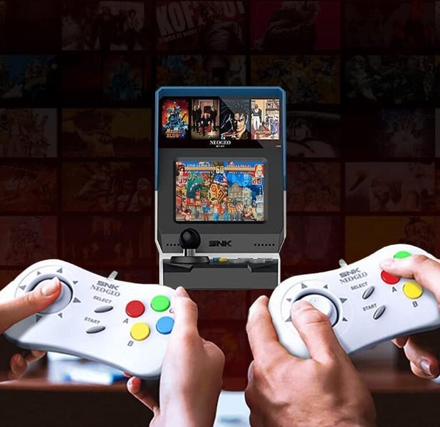 Original NEOGEO MINI Gamepad Controller White Retro ARCADE Mini Video Game pad Carousel 1