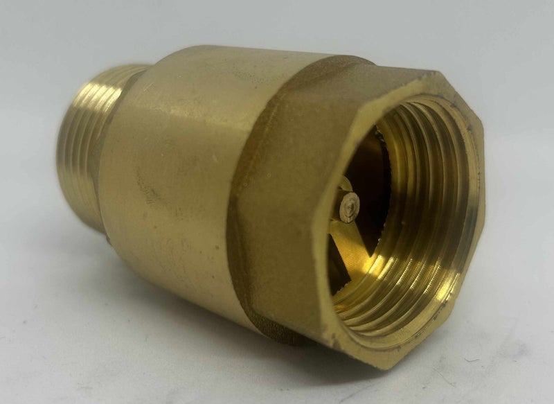 1" (25mm) Male to Female Brass Spring Check Valve Carousel 2