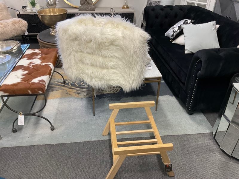 Fluffy Top Ottoman Carousel 5