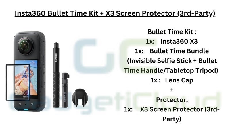 Insta360 X3 360 Steady Camera Action Camera Compact Collection - 10m, Shockpr... Carousel 13