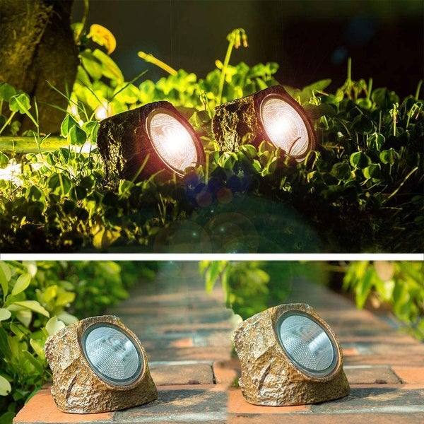 2Packs Solar Riverstone Landscape Garden Rock Lights *Local Buy* Carousel 2