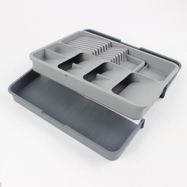 Kitchen tableware storage tray spoon fork rack tableware drawer organizer Carousel 6