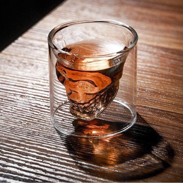 Brand New 4Pcs Whiskey Decanter Sets Skull Crystal Glasses*Hot SALE62986994405378117