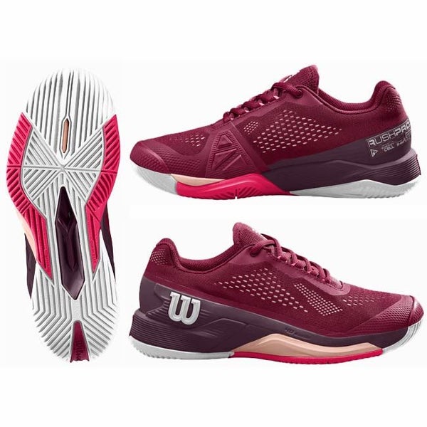 Wilson Women's Rush Pro 4.0 Tennis Shoes Aug 2022 Carousel 1