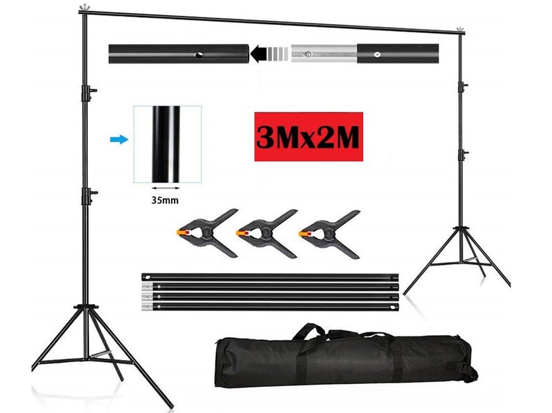 Premium Backdrop Background Support Stand Frame with Carry Bag Carousel 1