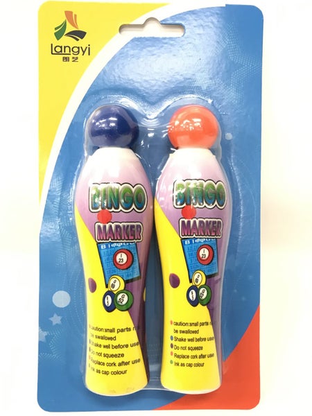 Bingo Markers 2Pc / Bingo Pens 2Pc / Bingo Dabbers Carousel 1
