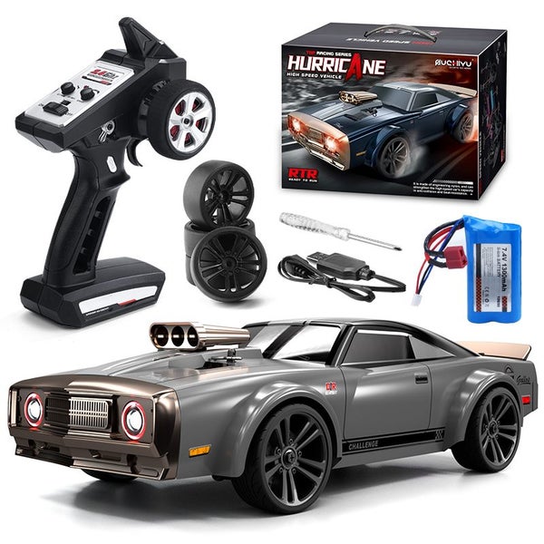 RC Race Car - Muscle Car - 16303 - GREY - 35km/h - Remote Control Carousel 2