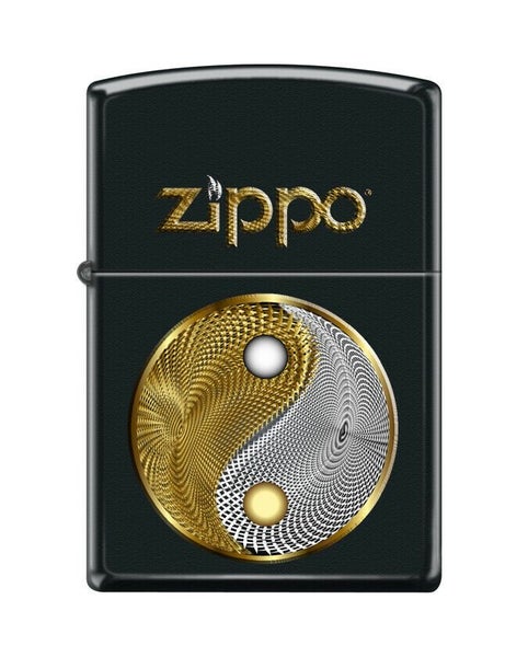 Zippo 4586, Yin and Yang, Black Matte Finish Lighter Carousel 1