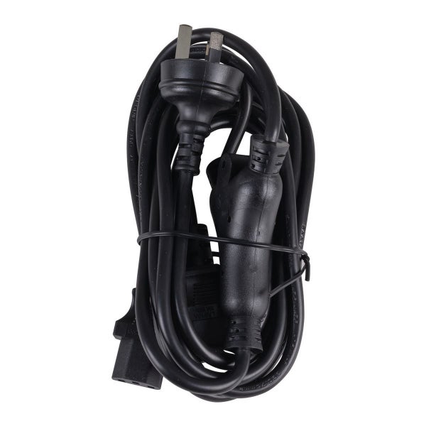 2M Y Power Cord. 3-Pin Plug to 2x IEC C13 Female Connectors 10A SAA 0.75mm Cpre Carousel 3