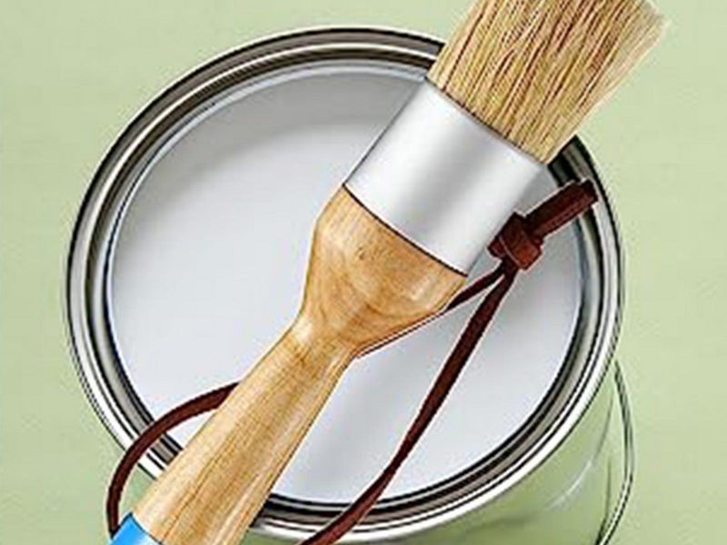 3Pcs Chalk and Wax Paint Brush Set Bristle Brushes for Acrylic Painting Blue Carousel 2