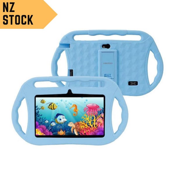 Veidoo 7” Android Tablet with protective case - Blue Carousel 1