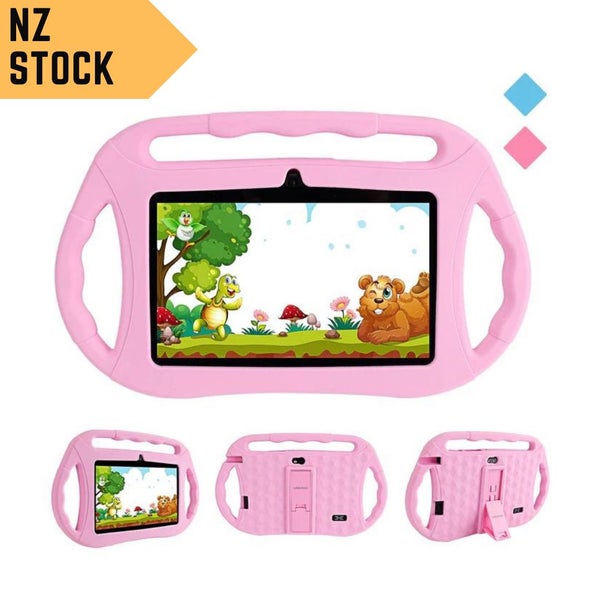 Veidoo 7” Android Tablet with protective case - Pink Carousel 1