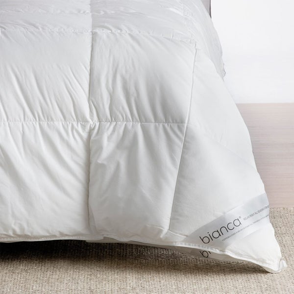 Bianca Relax Right Microfibre All Seasons Quilt 200GSM 350GSM WHT Super King Bed Carousel 2
