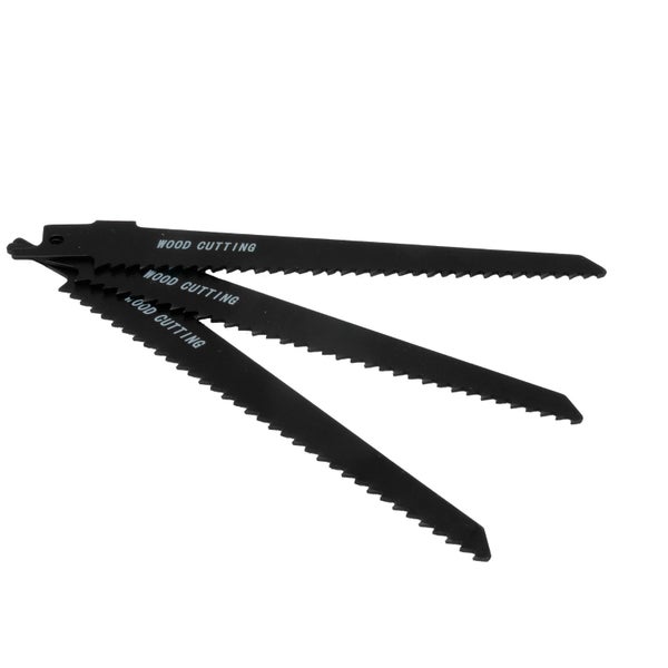 Wood Blade 3pc Set for 18v Reciprocating Saw Carousel 2