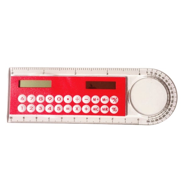Mini Portable Multifunction Colorful Student Ruler Calculators Carousel 1