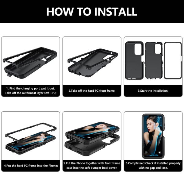 Samsung galaxy a35 Case heavy duty full body protective dustproof Carousel 8