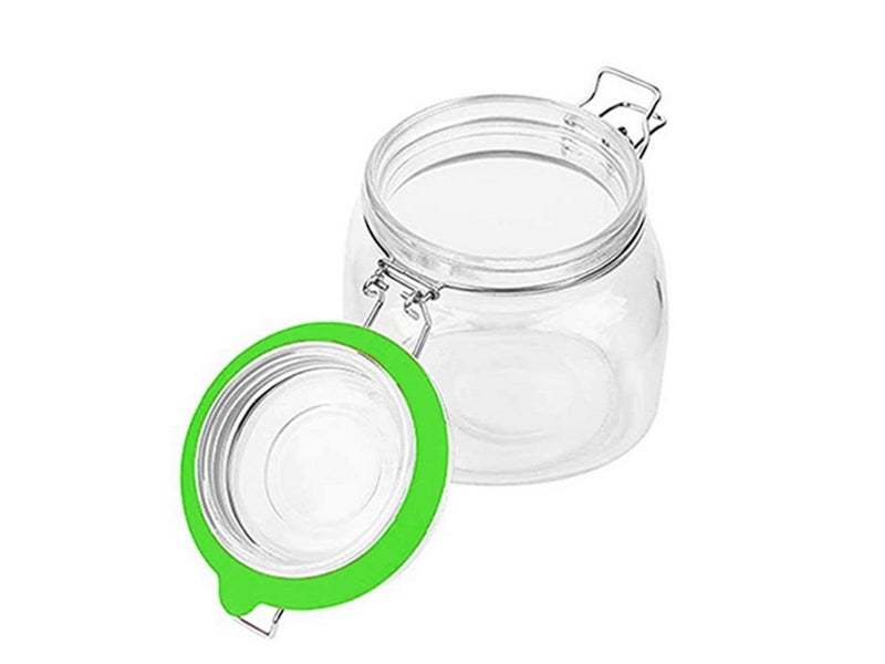 10Pcs Replacement Silicone Gasket Leak Proof Seal Ring for Mason Jar Lids Green Carousel 5