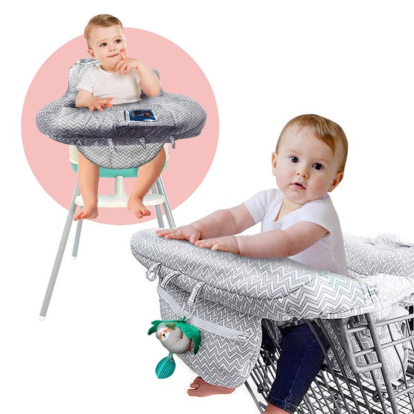 Foldable Baby Cover Safety Seats Kids Chair Mat Anti-Stain Dirty Troller Chair Carousel 1