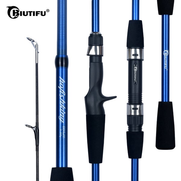 BIUTIFU Baitcasting Spinning Mini Fishing Rod 4/5 Section Carousel 1