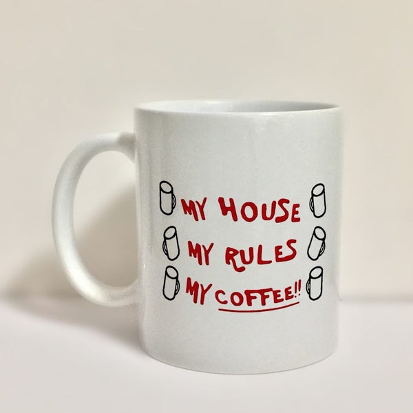 Knives Out Coffee Cups And Mugs My House My Rules My Coffee Travel Carousel 2