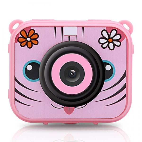 TODO 1080p FHD Kids Action Camera 30M Waterproof 2" LCD Action Cam - Pink Carousel 2