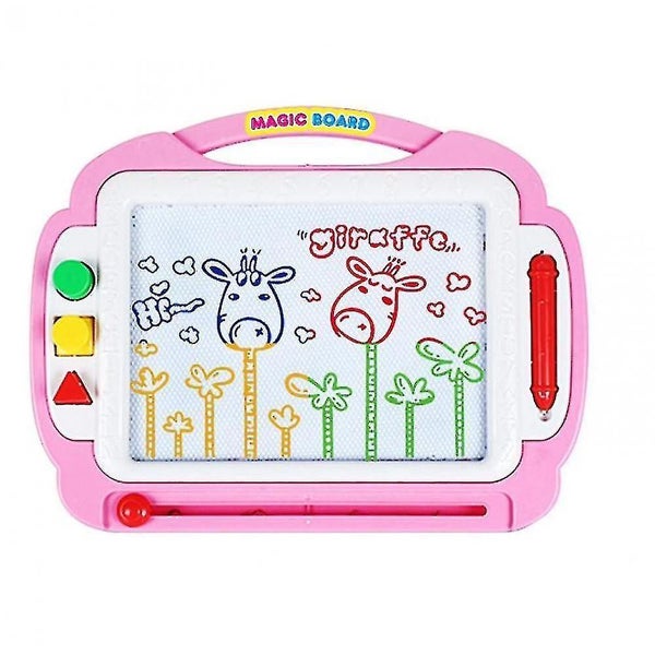 Kids Magnetic Drawing Board Toy Large Doodle Board Writing Painting Sketch Pad Carousel 1