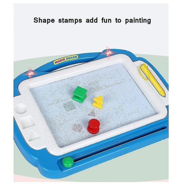 Kids Magnetic Drawing Board Toy Large Doodle Board Writing Painting Sketch Pad Carousel 2