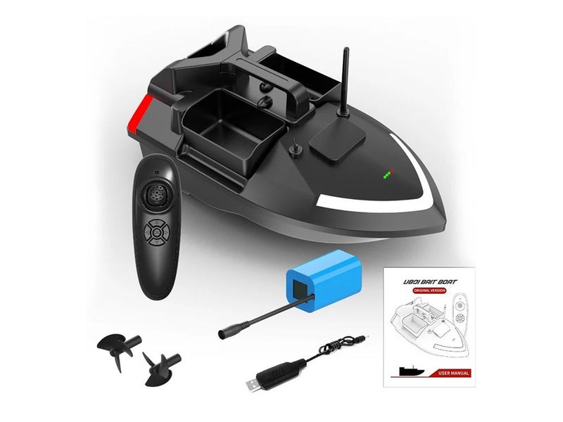 Fishing Bait Boat 500m Remote Control Bait Boat Dual Motor Fish Finder 2KG Carousel 1